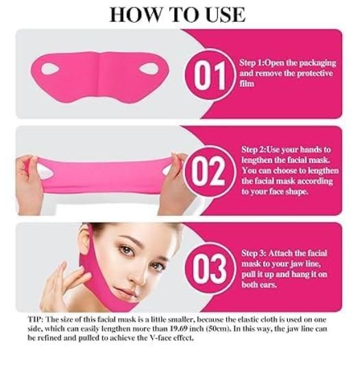 Deep Collagen V Lifting Gel Mask (Pack of 1) -Lift sagging skin and reveal a more defined V-shaped jawline.  💎