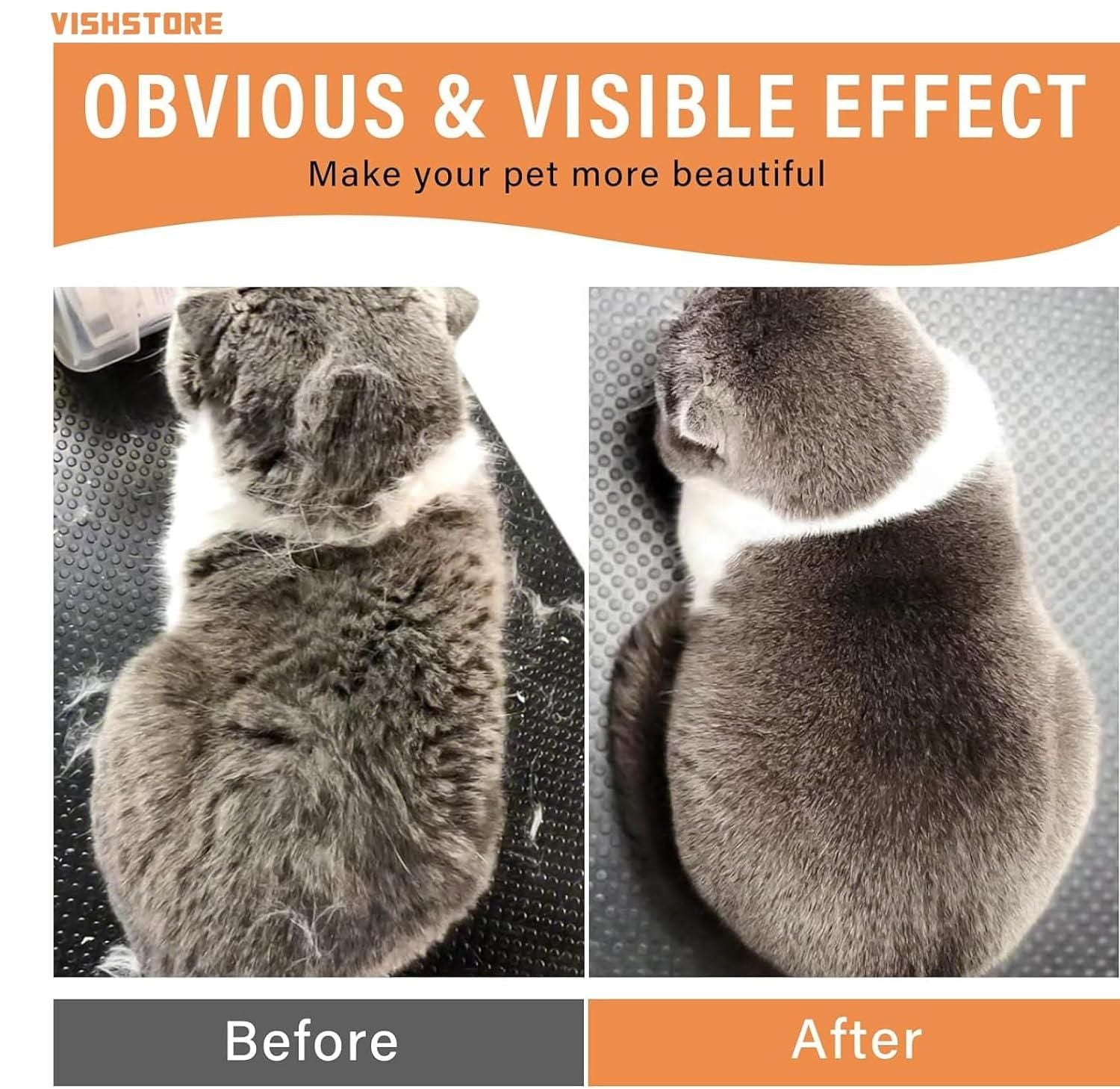 Furvelle™ Pet Spa Brush.“Gentle steam grooming that removes loose fur while keeping your pet calm.”